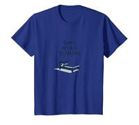 Sorry, My Bed is Calling | Don't Invite Me Afters T-Shirt, Kids, Royal Blue, 4 Years