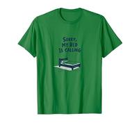 Sorry, My Bed is Calling | Don't Invite Me Afters T-Shirt, Men, Kelly Green, M