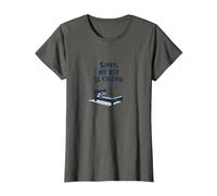 Sorry, My Bed is Calling | Don't Invite Me Afters T-Shirt, Women, Asphalt, XS