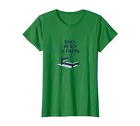 Sorry, My Bed is Calling | Don't Invite Me Afters T-Shirt, Women, Kelly Green, 3XL