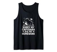 Sorry My Capybara Ate My Homework Tank Top