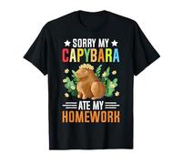 Sorry My Capybara Ate My Homework Water Pig Carpincho T-Shirt