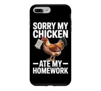 Sorry My Chicken Ate My Homework Funny Chicken Mom Teacher Case for iPhone 7 Plus/8 Plus