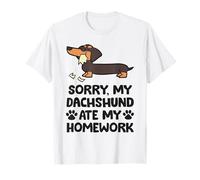 Sorry My Dachshund Ate My Homework Cute Dachshund T-Shirt