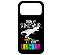 Sorry My Dinosaur Ate Your Unicorn Funny T Rex Magical Case for iPhone 17 Pro Max