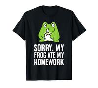 Sorry My Frog Ate My Homework Cute Frog T-Shirt