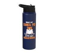 Sorry My Guinea Pig Ate My Homework Rodent Guinea Pigs Stainless Steel Insulated Water Bottle