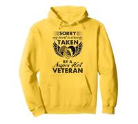 Sorry My Heart Is Taken By Super Hot Veteran - Veteran Wife Pullover Hoodie