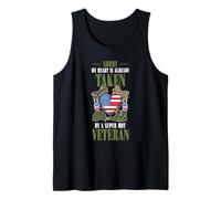 Sorry My Heart Is Taken By Super Hot Veteran - Veteran Wife Tank Top