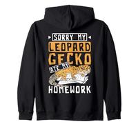 Sorry my leopard gecko ate my homework Zip Hoodie