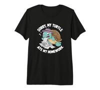 Sorry My Turtle Ate My Homework Funny School Kids Tee Premium T-Shirt