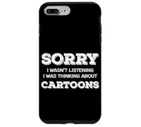 Sorry Not Listening Cartooning Artist Sketch Case for iPhone 7 Plus/8 Plus