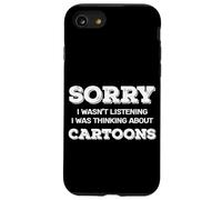 Sorry Not Listening Cartooning Artist Sketch Case for iPhone SE (2020) / 7/8