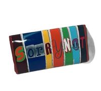 Sorry not, themed funny Novelty Chocolate Bar gift. (One Size, Dark Chocolate)