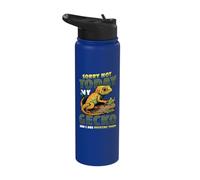 Sorry Not Today My Gecko and I are Basking Gecko Stainless Steel Insulated Water Bottle