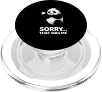 Sorry That Was Me Panda Funny Fart Joke Humor PopSockets PopGrip for MagSafe