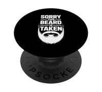 Sorry This Beard Is Taken Funny Bearded PopSockets Adhesive PopGrip