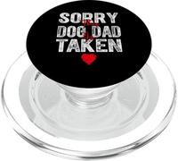 Sorry This Dog Dad Is Taken Heart Graphic for Valentine PopSockets PopGrip for MagSafe