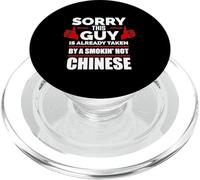 Sorry This Guy is Taken by a Smoking Hot Chinese China Pride PopSockets PopGrip for MagSafe