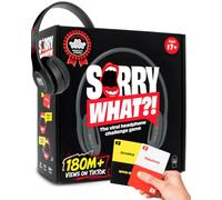 Sorry What - Award Winning Lip Reading Adult Card Game - Uncensored Based On The Headphone Challenge TikTok Trend - 2+ Players 40,000 Funny Word Phrase Combinations - Party Game for Adults 17+