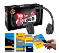 Sorry What Game, Uncensored Lip Reading Party Games for Adults, Based On The TikTok Trend Headphone Challenge, 2+ Players Interactive Funny Phrase Combos, Card Games for Ages 18+ Adults & Friends