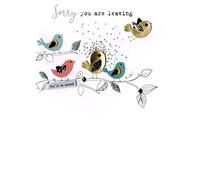 Sorry You are Leaving Irresistible Greeting Card Embellished Cards