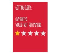 Sorted, Birthday Card, Getting Older: Overrated, Would Not Recommend! Birthday Card, Funny Birthday Card for Him/Her