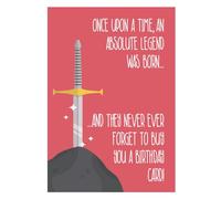 Sorted, Birthday Card, Once Upon a Time, An Absolute Legend Was Born… Birthday Card, Funny Birthday Card for Him/Her