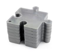 Sorter Set - 6 Stackable Trays, Linkable Jigsaw Storage, Shape Organizer, Sorting Tray, Sturdy System | Keep Pieces Neat For 1000 Piece Accessory, Linkable Storage Sorting