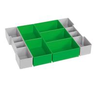 Sortimo LB102 Tray 13-Piece for L-BOXX102 Grey/Green 6000010094
