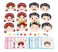 Sorting Beads Toy, Color Matching Sorter, Stem Playset Fine Motor Durable Material Safe Design Educational Toy Bright Colors Cognitive Skills, Color Recognition Toys for Fine Motor Skills