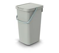 Sorting Box Bin Recycling Segregation Lidded Handle Wall mount 5 sizes 6 Colour (Brown 25 Litres)