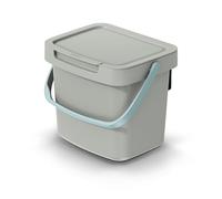 Sorting Box Bin Recycling Segregation Lidded Handle Wall mount 5 sizes 6 Colour (Brown 3 Litres)