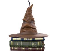 Sorting Hat Inspired Resin Sculpture, Talking Sorting Hat with Magic Sound and Motion for Home Decor, Officially Licensed Collectible