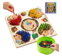 Sorting Learning Toys Fine Motor Hedgehog Sensory Games Animal Color