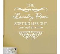 Sorting Life Out One Load At A Time Laundry Room Wall Sticker Home Decor Removable Wall Decals Art Murals Bathroom Decoration 58Cmx58Cm