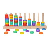 Sorting Stacking Toys Rainbow Rings - Educational Games Shape Matching Toys | Shape Matching Stacking Sensory Toys for Kids Boys Girls | Travel Classroom Preschool Playroom Home Party Birthday Sorting