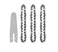 SORTZ 4/5/6 Inch Guide Chain Combo, Portable Universal Chainsaw Accessory for Tree Pruning Tool Parts (Color : A, Size : 4 inch set A)