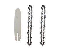 SORTZ 4 Inch 6 Inch 8 Inch Mini Chainsaw Chain 1/4inch Pitch 043inch Gauge 28/37/48 DL Semi Chisel Electric Chainsaw Chain Guide Plate (Color : A, Size : 8 inch Set 1)