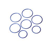 SORTZ 7PCS Car-styling AC Outlet Ring Decoration Air Conditioning Vents Trim Stickers Cover Fit For Mercedes Benz C Class W205 GLC AC Vent Trim (Color : Blue)