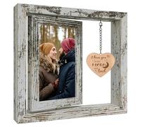soruney I Love You to the Moon and Back Couple Photo Frame Gift for Her Him