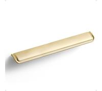SORWDUERM 2 Pack 6.3 lnch(160mm) Brushed Gold Cabinet Cup Pulls Kitchen Hardware Cabinet Handles Drawer Pulls Bathroom Cupboard Drawer Handles