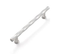 SORWDUERM Brushed Nickel Cabinet Pulls 2 Pack 128mm Hole Center Kitchen Cupboard Handles Decorative Kitchen Drawer Dresser Cupboard Bathroom Vanity Cabinet Hardware Rhombus