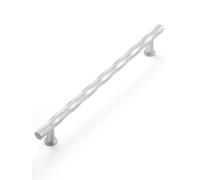 SORWDUERM Brushed Nickel Cabinet Pulls 2 Pack 192mm Hole Center Kitchen Cupboard Handles Decorative Kitchen Drawer Dresser Cupboard Bathroom Vanity Cabinet Hardware Rhombus