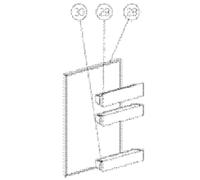 SOS Accessoire Bottle shelf (mark 30) for Refrigerator, Freezer LISTO 137F13