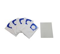SOS Accessoire Box of 5 Bags + 1 Filter Compatible with Vacuum Cleaner ZR200520 Rowenta, Moulinex and Tefal