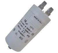SOS Accessoire Capacitor 16mF 450V for Washing Machines 481281728957, C00074643 2I Marchi, AEG, ARISTON, ARISTON Hotpoint, Arthur Martin, Arthur Martin