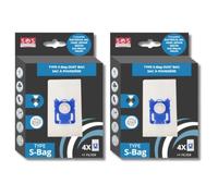 SOS Accessoire Electrolux 9001684589 Set of 2 Boxes of 4 S-Bag Vacuum Cleaner Bags