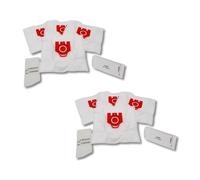 SOS Accessoire FJM Compatible Vacuum Cleaner Synthetic Dust Bags for SOS Vacuum Cleaner Accessory 9917710 (2 Packs of 4)