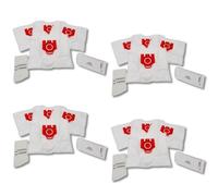 SOS Accessoire FJM Compatible Vacuum Cleaner Synthetic Dust Bags for SOS Vacuum Cleaner Accessory 9917710 4 Packs of 4